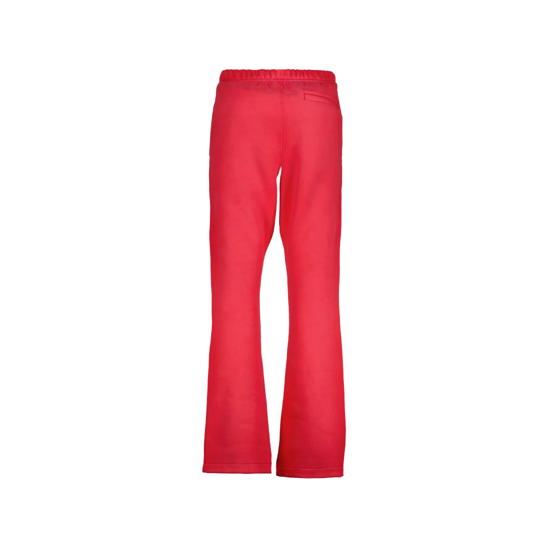 PURPLE BRAND HWT FLC FLARED PANT CORE RED WORDMARK