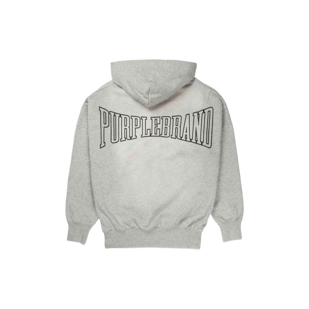 PURPLE BRAND HEAVYWEIGHT HOODIE GREY