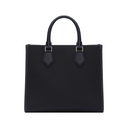 DOLCE & GABBANA SMALL NYLON SHOPPER BLACK/WHITE