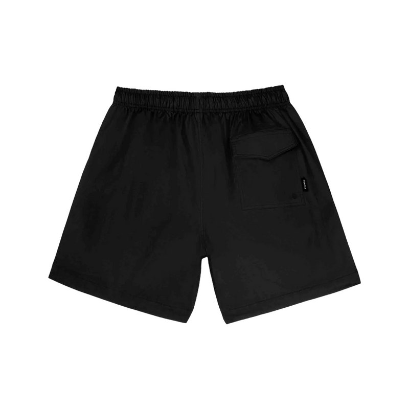 PURPLE BRAND UPPERCUT BLACK ALL ROUND SHORT