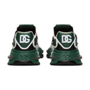 DOLCE & GABBANA MIXED-MATERIAL AIRMASTER SNEAKERS GREEN