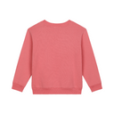 DOLCE & GABBANA KIDS ERSEY ROUND-NECK SWEATSHIRT WITH DG MILANO EMBROIDERY PINK