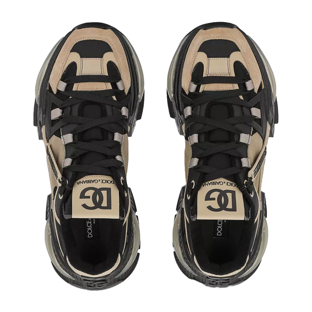 DOLCE & GABBANA AIR MASTER SNEAKER BEIGE/BLACK