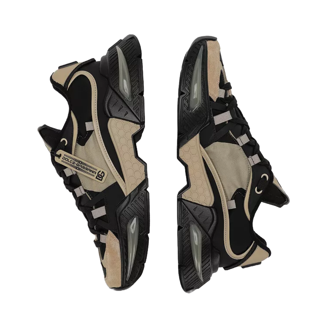 DOLCE & GABBANA AIR MASTER SNEAKER BEIGE/BLACK