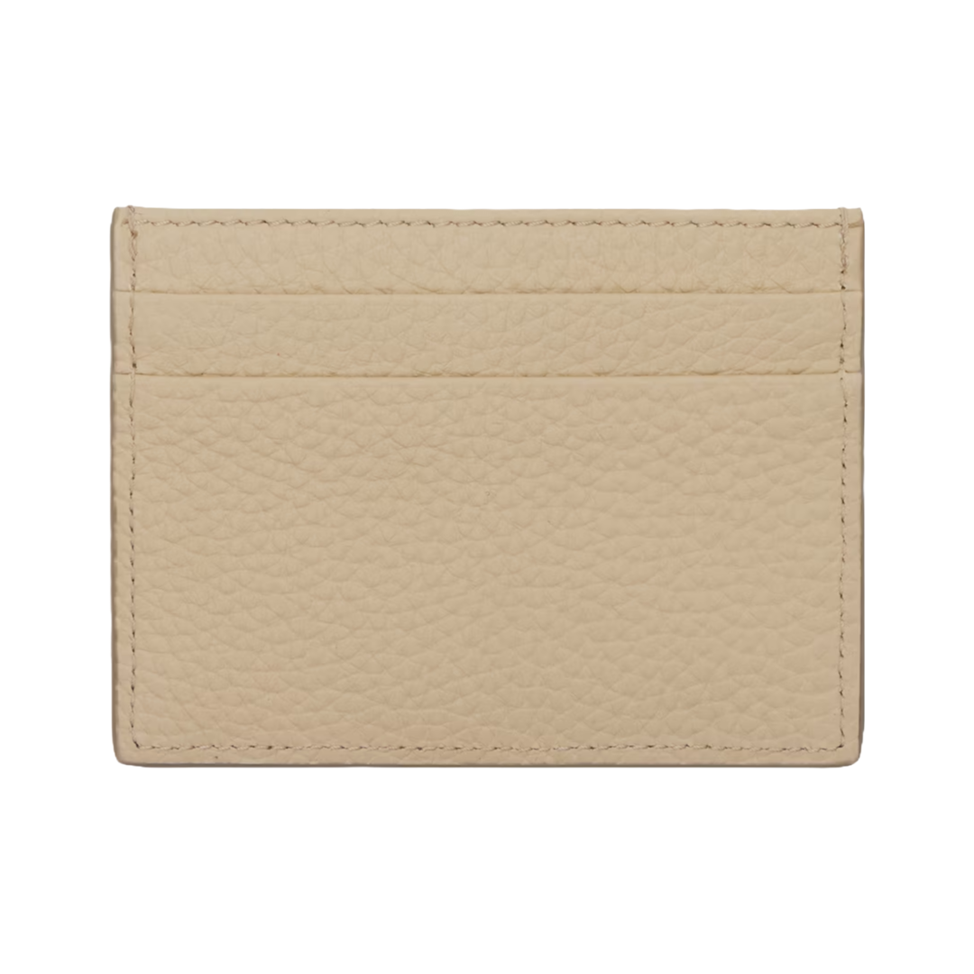 DOLCE & GABBANA DG LOGO CARD HOLDER LIGHT BEIGE