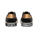 KIDS CALFSKIN PORTOFINO VINTAGE LOW-TOP SNEAKERS WITH DG LOGO