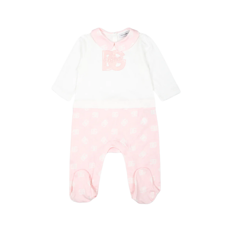 PINK DG LOGO BABY SET