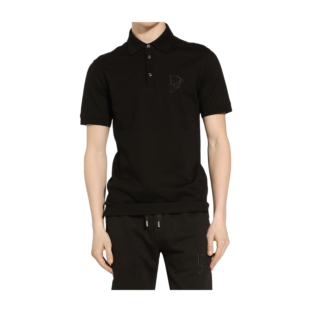 JERSEY POLO-SHIRT DG EMBROIDERY