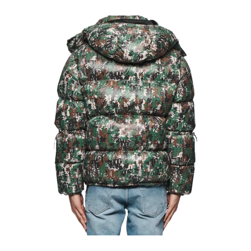 HOODED DOWN PUFFER JACKET