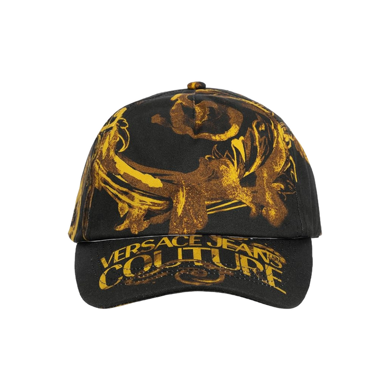 BAROCCO WATERCOLOR LOGO CAP BLACK/GOLD