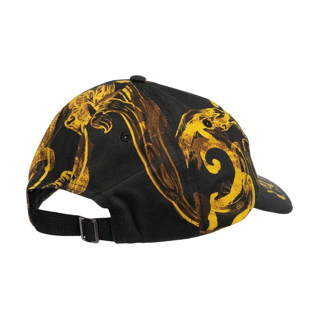 BAROCCO WATERCOLOR LOGO CAP BLACK/GOLD