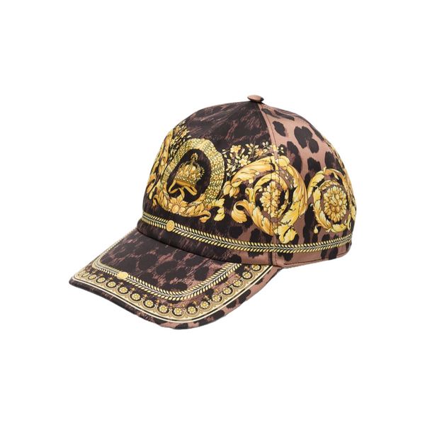 WILD BAROCCO BASEBALL CAP BROWN+GOLD