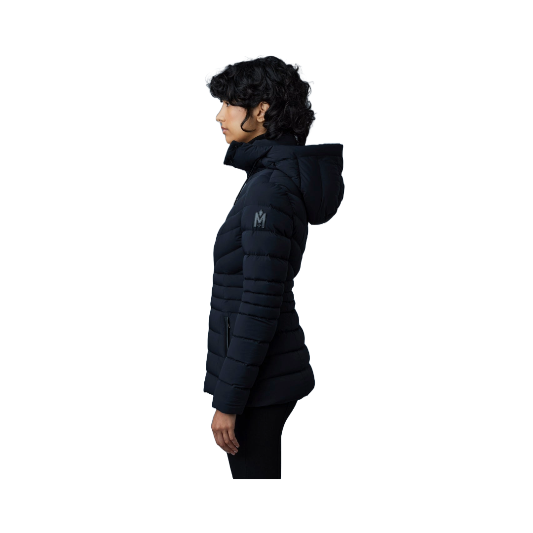 PATSY AGILE 360 DOWN JACKET WITH HOOD BLACK