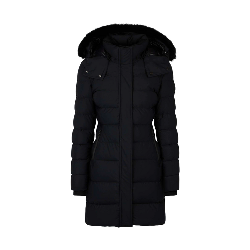 WATERSHED SHEARLING PARKA BLACK