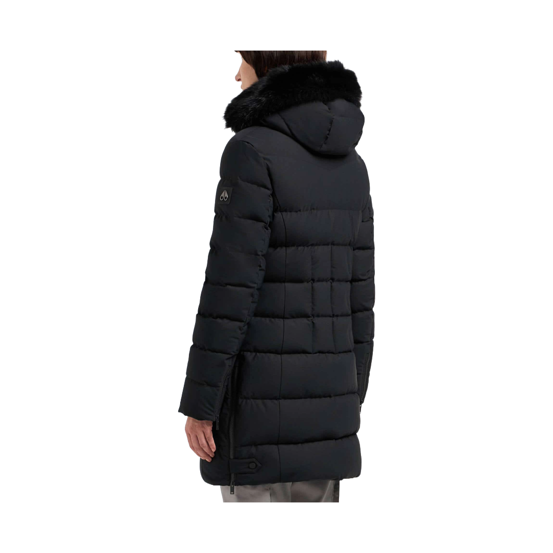 WATERSHED SHEARLING PARKA BLACK