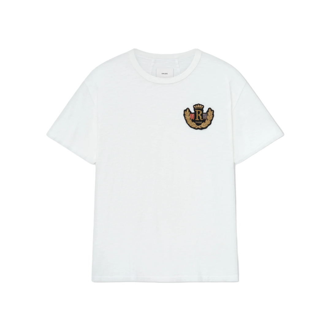 RHUDE CREST TEE WHITE