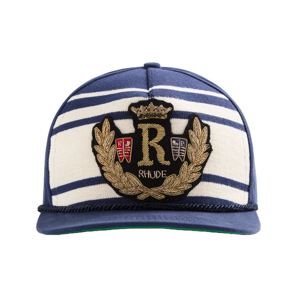 ROPE CREST STRUCTURE HAT NAVY