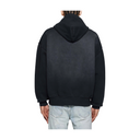 STUDDED SCRATCH HOODIE BLACK