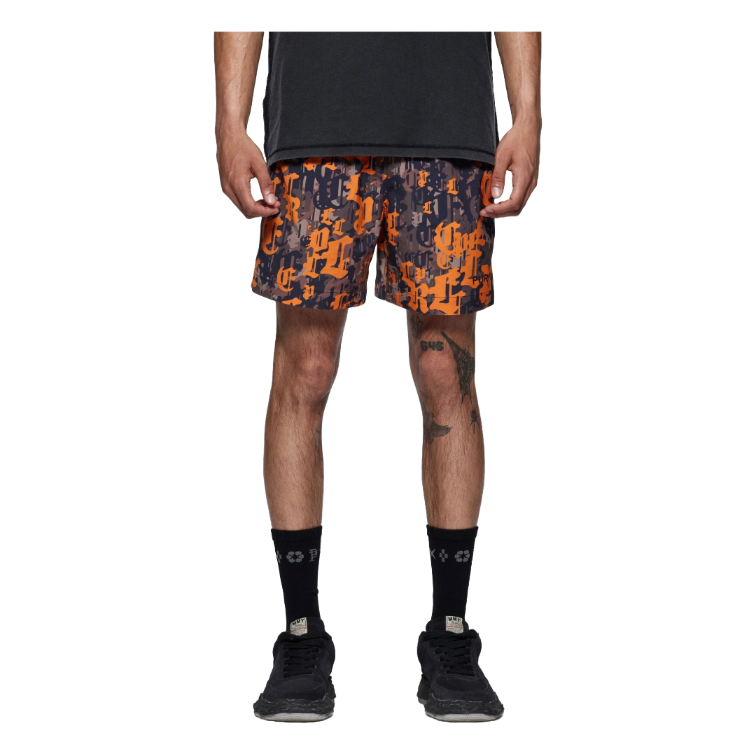 ALL ROUND SHORTS MULTICOLOR/ORANGE