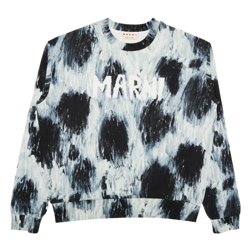 MARNI SCRIBBLE LOGO SWEATSHIRT