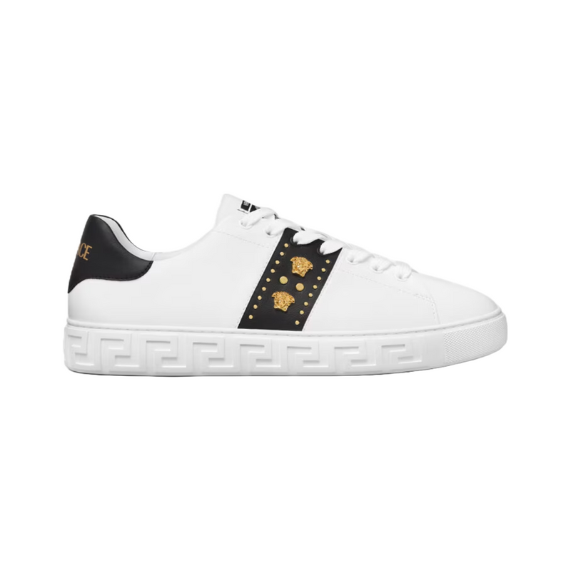 STUDDED GRECA SNEAKERS