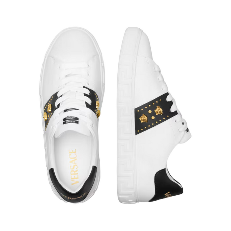 STUDDED GRECA SNEAKERS