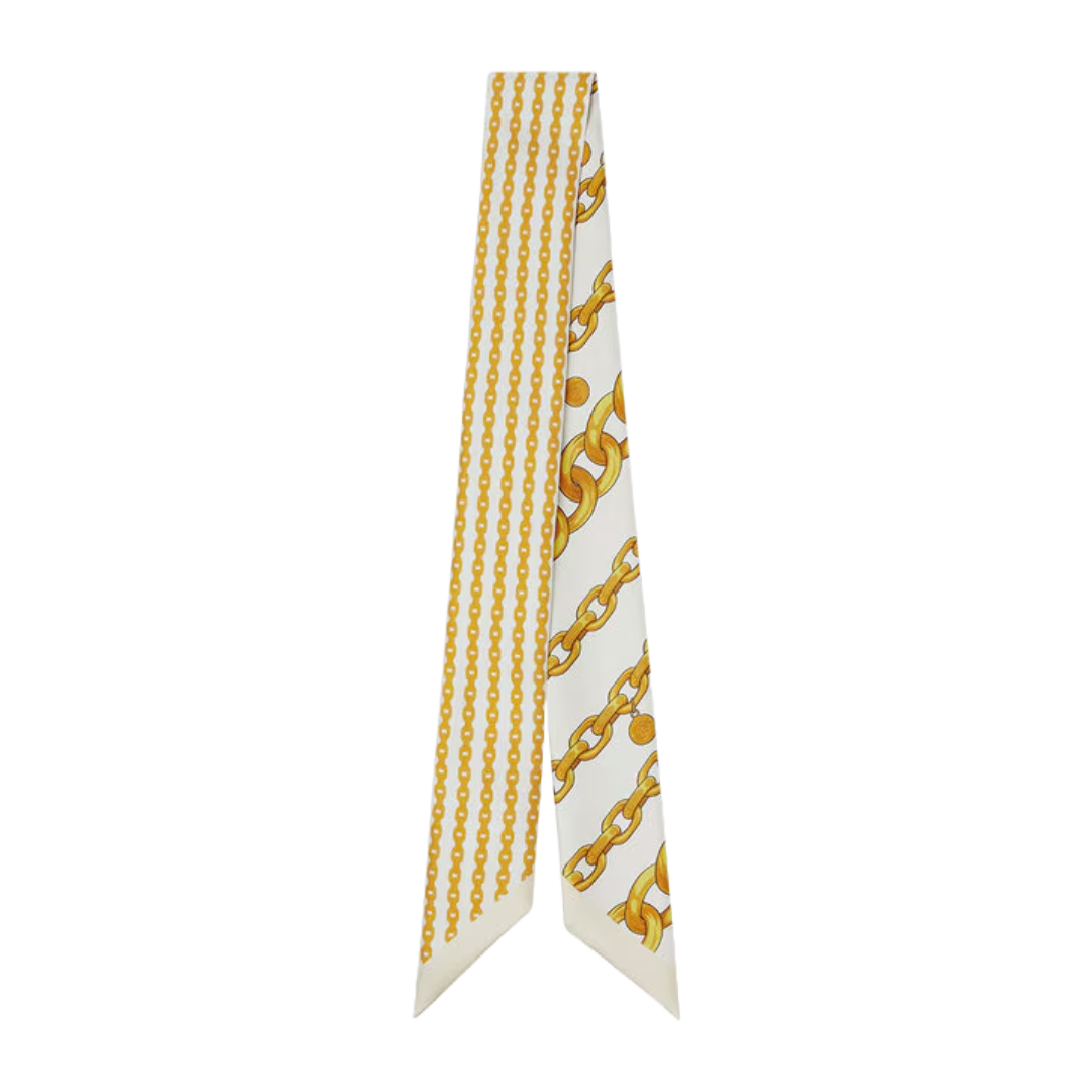 VERSACE TREASURE SILK SCARF TIE