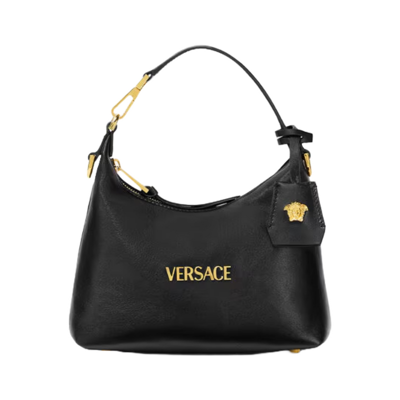 VERSACE TAG HOBO HANDBAG