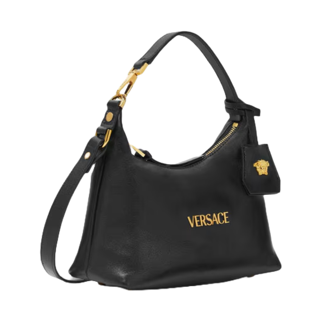 VERSACE TAG HOBO HANDBAG