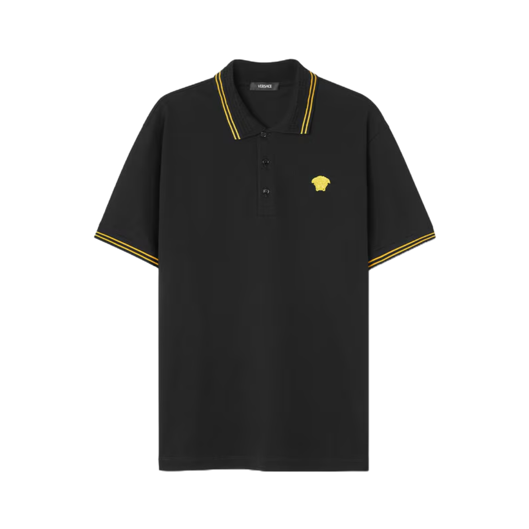 MEDUSA POLO SHIRT BLACK