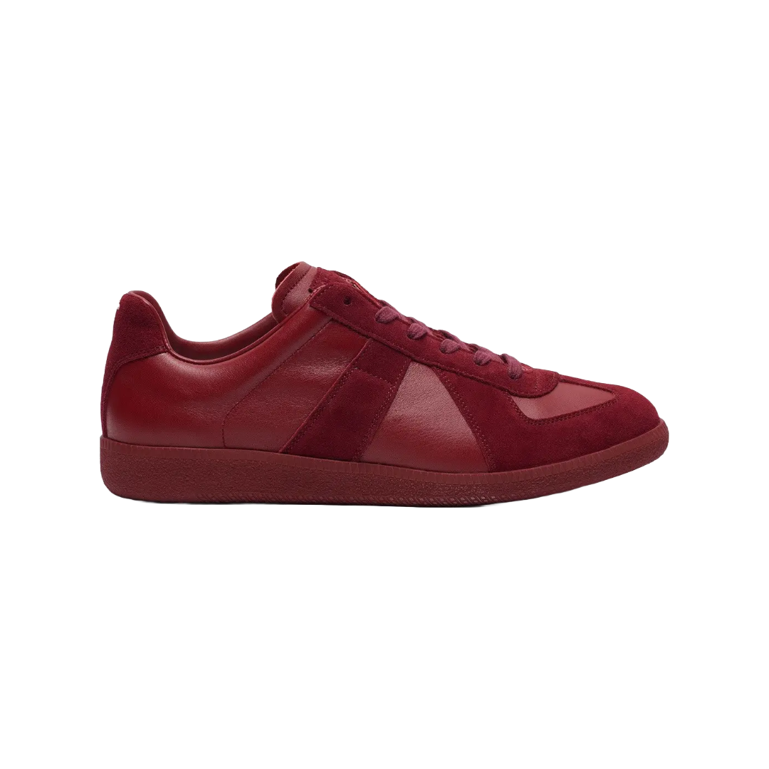 MAISON MARGIELA REPLICA SNEAKERS BURGUNDY