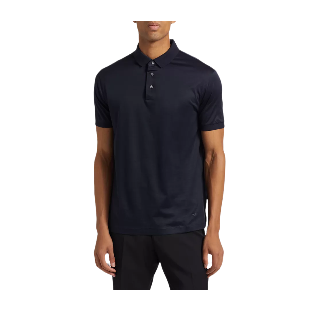 COTTON BLEND POLO SHIRT