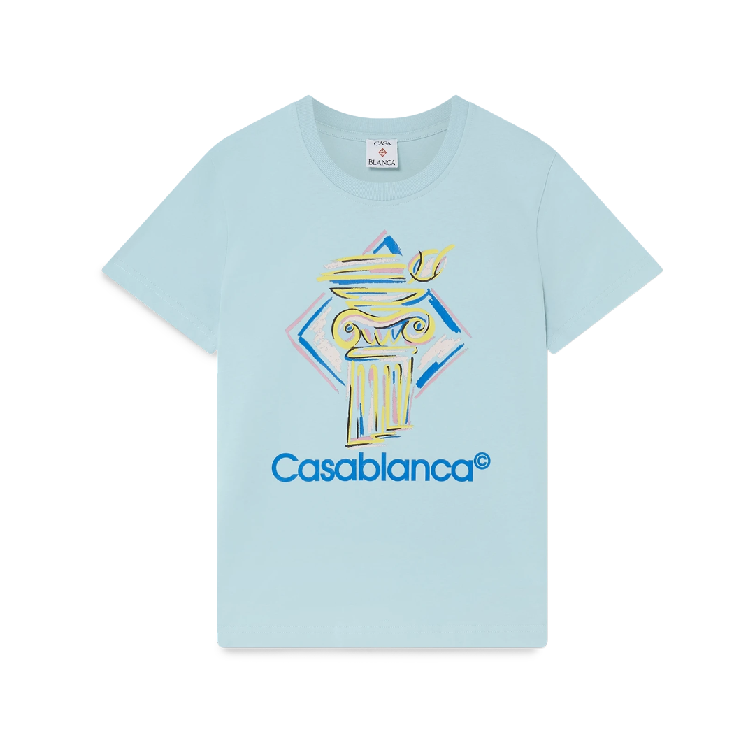 DIAMOND COLUM T-SHIRT BLUE