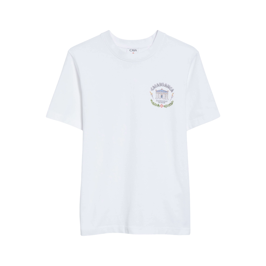 'LE TEMPLE DU SPORT' WHITE T-SHIRT