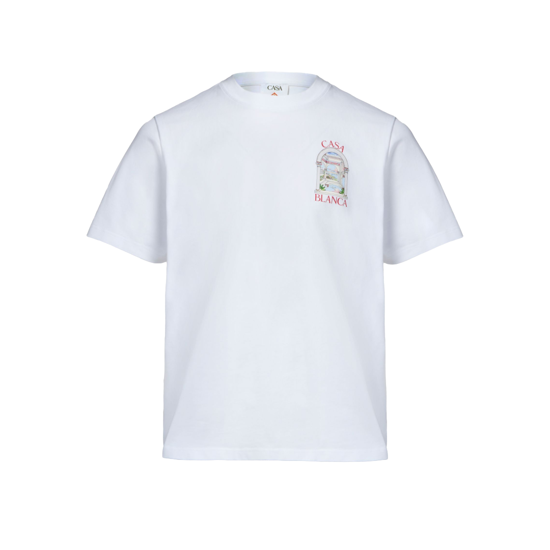 'LE PASSAGE' PRINTED T-SHIRT WHITE