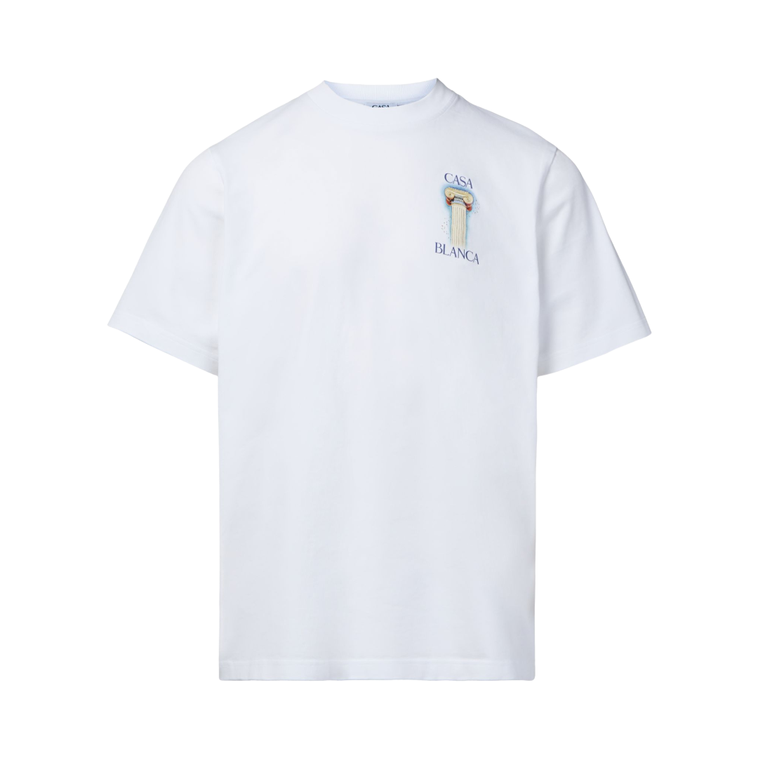 'LA COLOMNE' PRINTED T-SHIRT WHITE