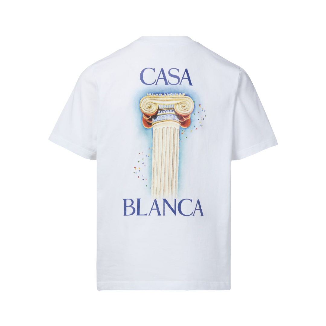 'LA COLOMNE' PRINTED T-SHIRT WHITE