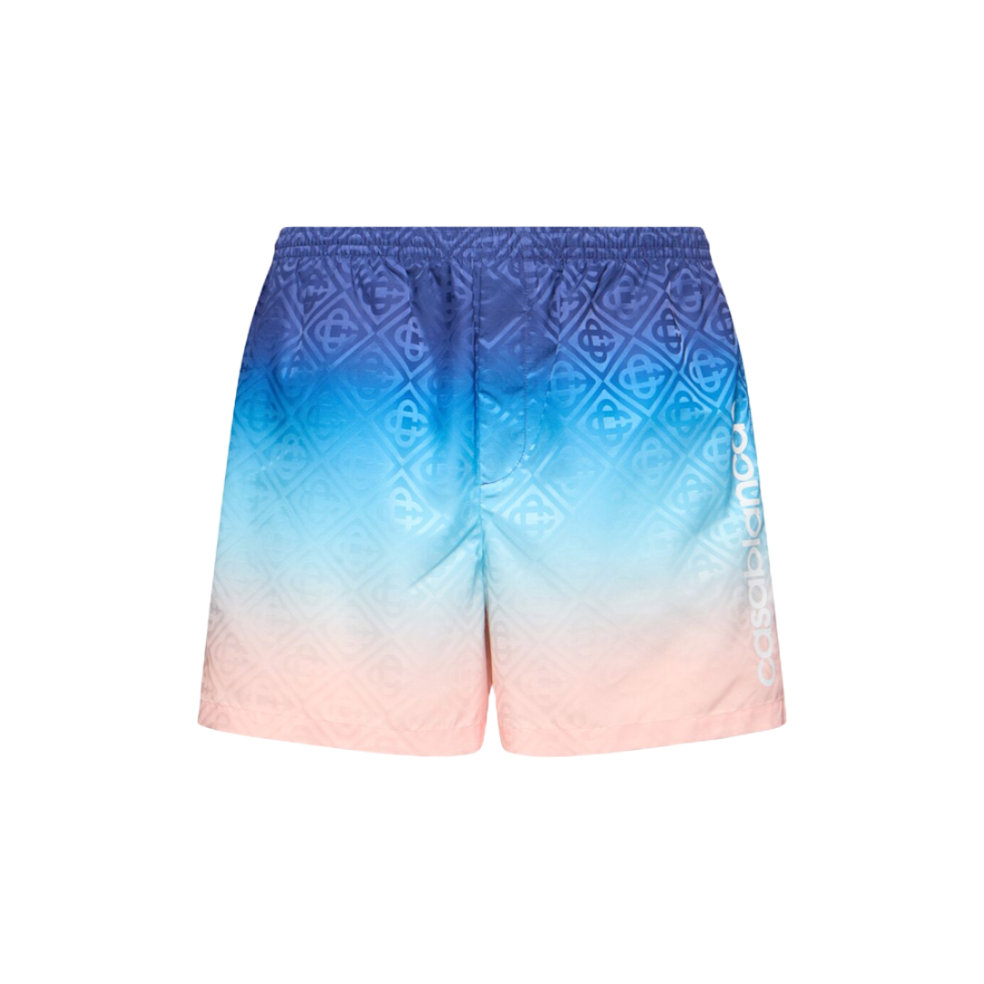 BLUE GRADIENT SWIM SHORTS MEN