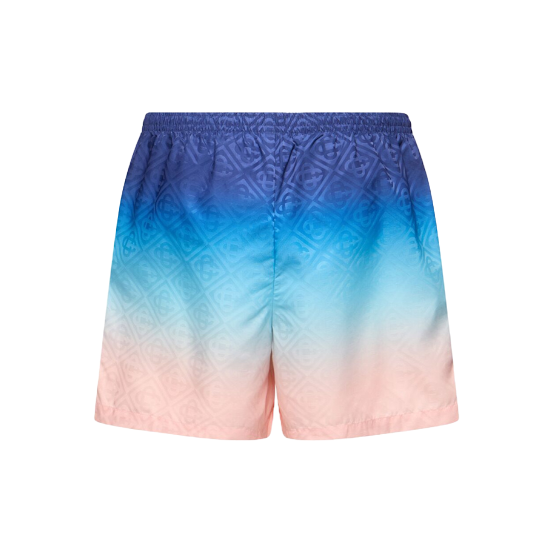 BLUE GRADIENT SWIM SHORTS MEN