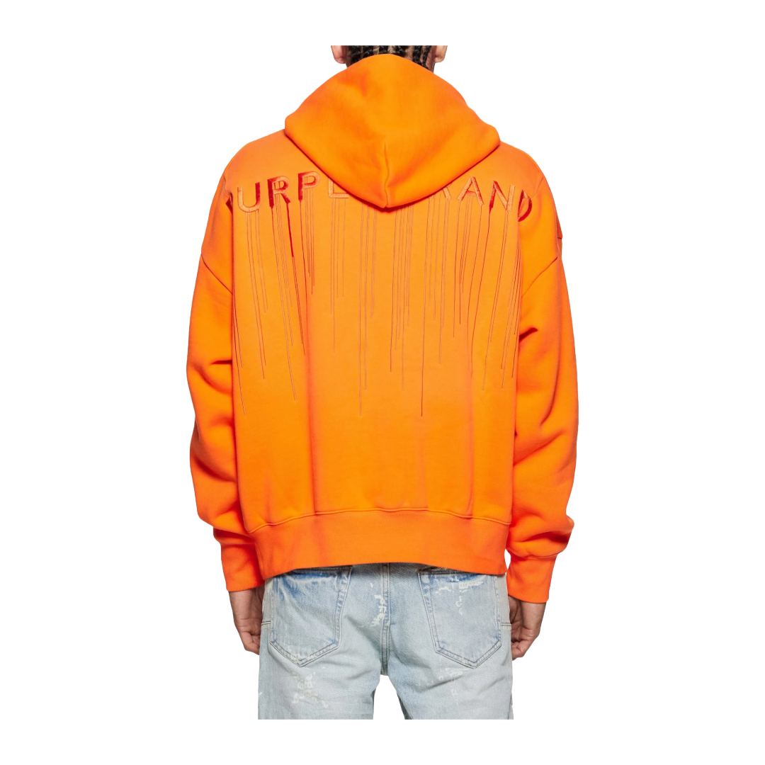 ORANGE TRADEMARK DRIP HOODIE