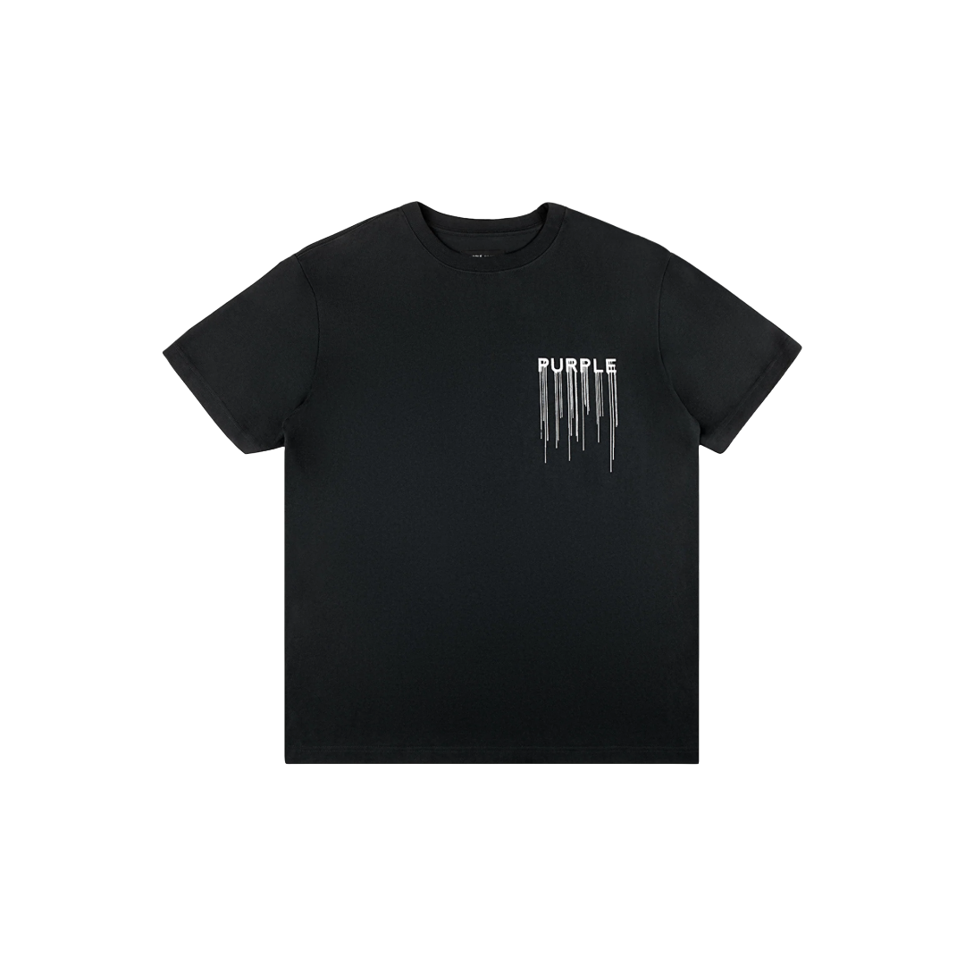 WORDMARK DRIP TEE BLACK