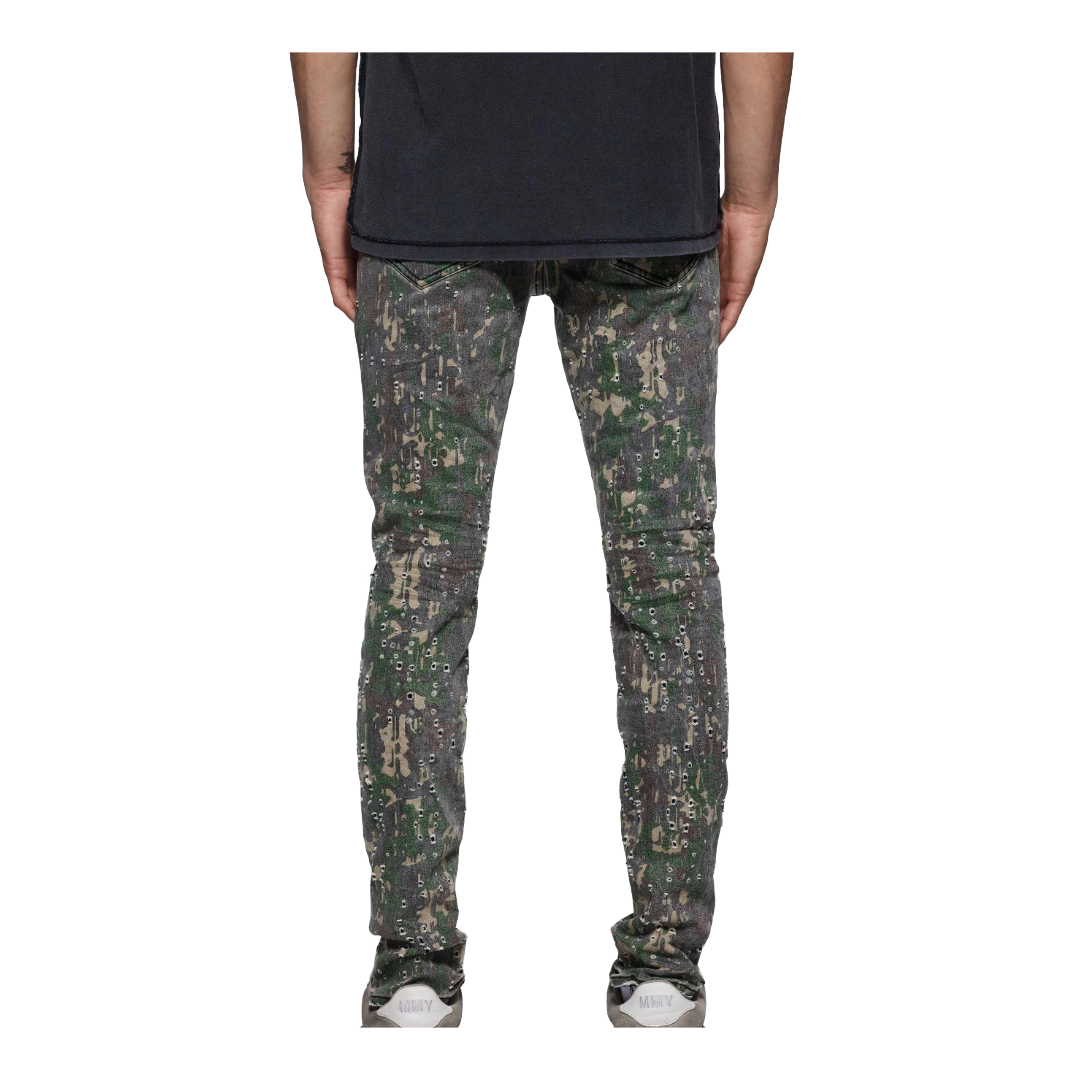 P001 MILITAIRE BUCKSHOT CAMO ALL OVER PRINT