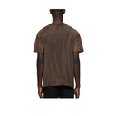 P104 TEXTURED JERSEY TEE ORANGE OVERDYE