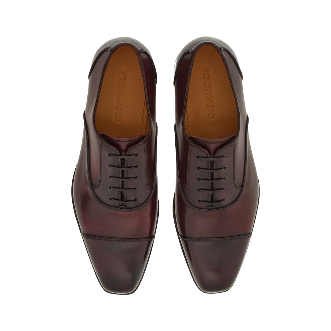 TRAMEZZA OXFORD WITH TOE CAP NEBBIOLO