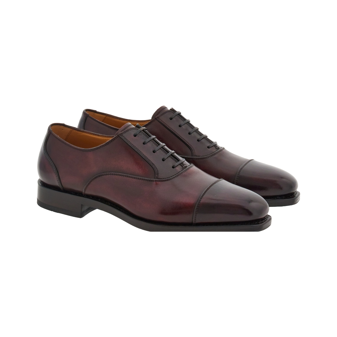 TRAMEZZA OXFORD WITH TOE CAP NEBBIOLO