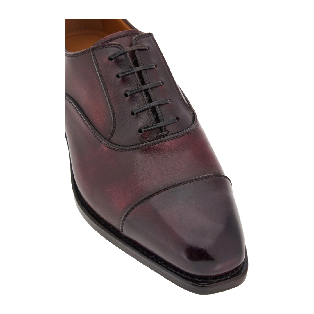 TRAMEZZA OXFORD WITH TOE CAP NEBBIOLO