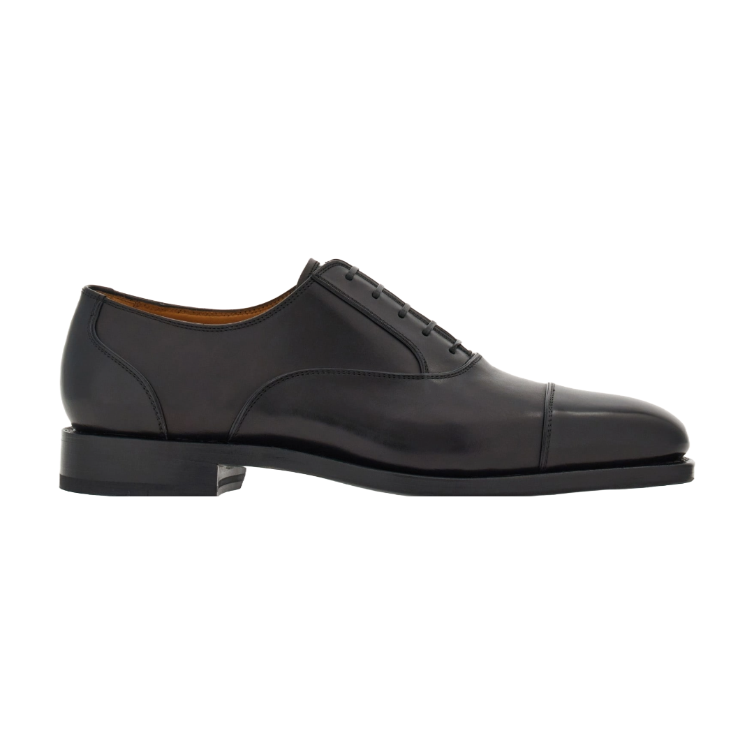 TRAMEZZA OXFORD WITH TOE CAP BLACK