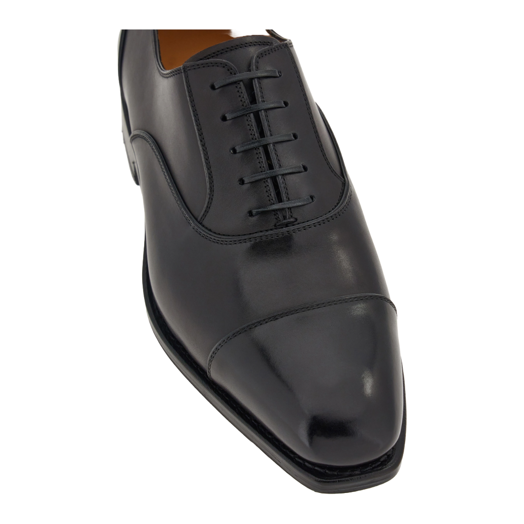 TRAMEZZA OXFORD WITH TOE CAP BLACK