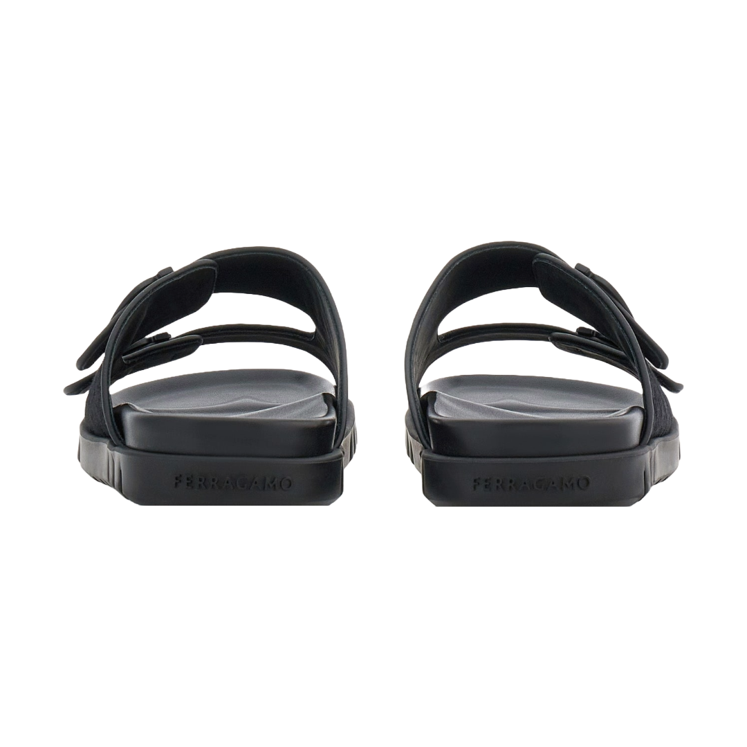 DOUBLE STRAP SANDAL BLACK