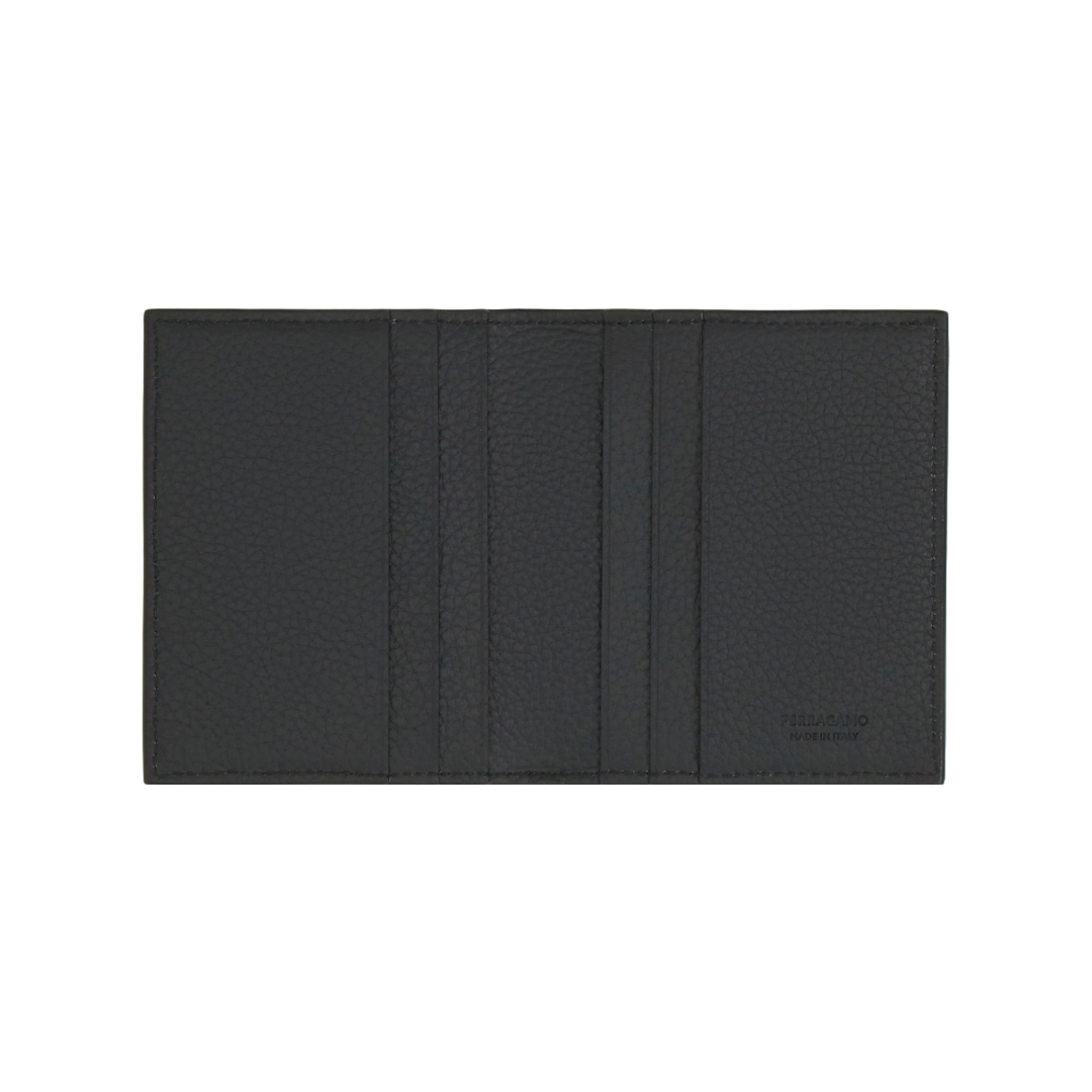 MONOGRAM CREDIT CARD HOLDER BLACK/GREY